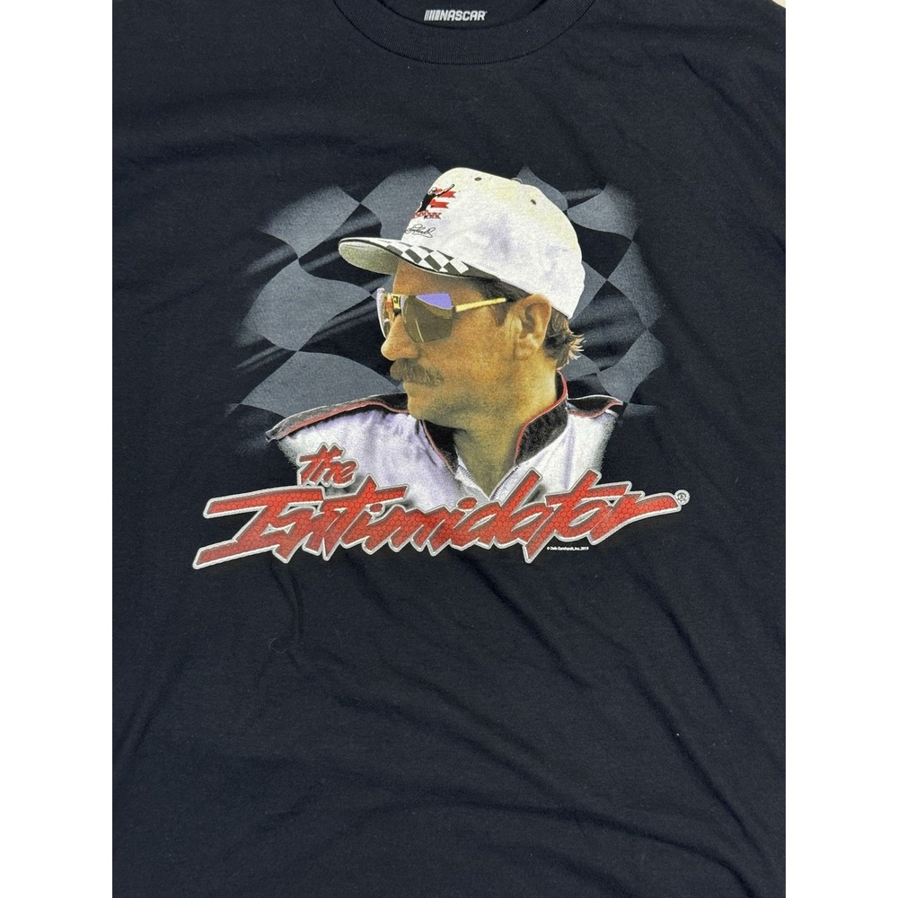 Dale Earnhardt Sr. The Intimidator NASCAR Shirt 2019 Men's Size L Black T Shirt - Picture 2 of 4
